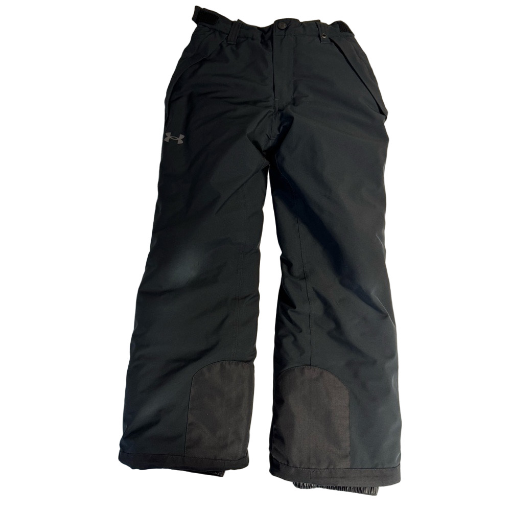 Under Armour Youth Medium Black Outerwear Winter Gear Snow Pants 10/12 Unisex